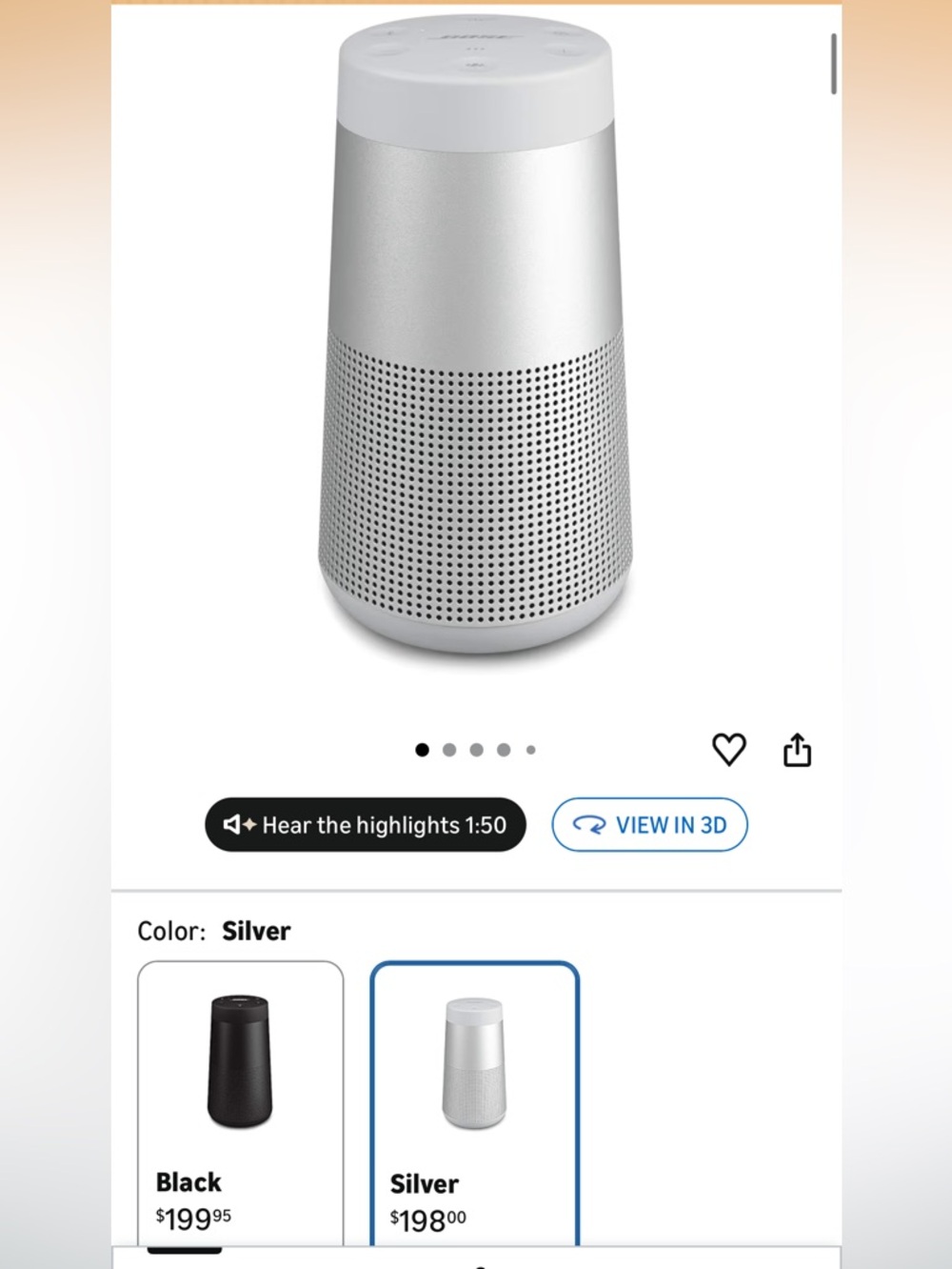 Bose SoundLink Revolve II Bluetooth Speaker